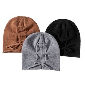 Nuevo Gorro de Punto de Lana Cálido para Otoño e Invierno con Cordón Ajustable para Cabezas Grandes - Product Image 1