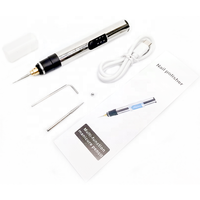 Mini meuleuse sans fil rechargeable par USB Machine à graver électrique Stylo de polissage portable pour bijoux Gravure sur bois et verre E301