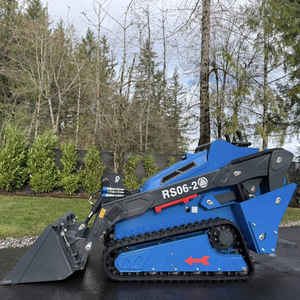 Gran Venta de Minicargador Económico con Trituradora Forestal para Uso Doméstico, Minicargador Hidráulico Pequeño de Orugas en Venta - Product Image 4