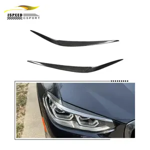 BMW X3 탄소 섬유 헤드라이트 커버 눈썹 눈꺼풀 2018-2019