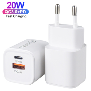 Caricabatterie Mini di Alta Qualità per USA e UE, Tipo <span class=keywords><strong>C</strong></span>, Ricarica Super Veloce PD20W QC18W, Adattatore per <span class=keywords><strong>iPhone</strong></span> 17 16 15 - Product Image 2