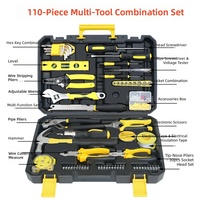 Kit d'outils portables pour réparation automobile et usage domestique, en acier au carbone, avec mallette rigide, ensemble universel de quincaillerie, personnalisable, support OEM