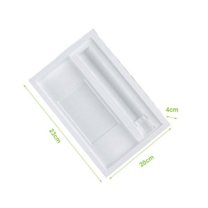 Plateau d'insertion en plastique jetable OEM personnalisé avec logo pour emballage de produits électroniques grand public - Product Image 4