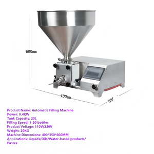 Nuova Macchina Elettrica Automatica per Riempimento Continuo di Prodotti da Forno, <span class=keywords><strong>Pasticceria</strong></span> e Torte con Compatibilità Frutta e Uova, Facile da Usare - Product Image 3
