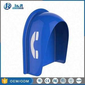 Cabina telefónica a prueba de sonido cabina acústica industrial de poliéster reforzado con fibra de vidrio (GRP) 15dB reducción de ruido vandalismo - Product Image 4