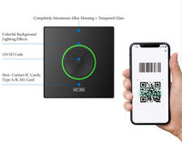 A AC8130 13.56MHz RFID M1 NFC 2d QR lecteur de codes à barres Wiegand RS232 RS485 RFID contrôle d'accès sécurité proximité entrée serrure de porte