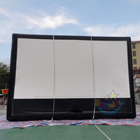 Écran de projection arrière gonflable de cinéma, vente en gros, pouces