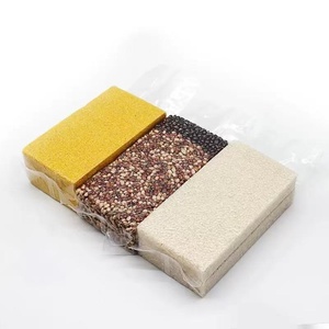 Sac à soufflets latéraux en PE transparent, qualité alimentaire, pour nouilles, céréales, riz, <span class=keywords><strong>millet</strong></span>, conservation <span class=keywords><strong>de</strong></span> la fraîcheur, anti-humidité, scellé - Product Image 2