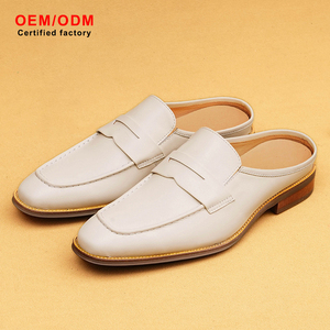 Chaussures décontractées et de ville en cuir véritable pour hommes et femmes, style britannique, à bout pointu, rehaussantes, tendance, personnalisables OEM pour l'été - Product Image 2