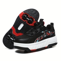 Chaussures à roulettes détachables à double usage pour enfants, respirantes et légères, pour garçons et filles, patinage en plein air