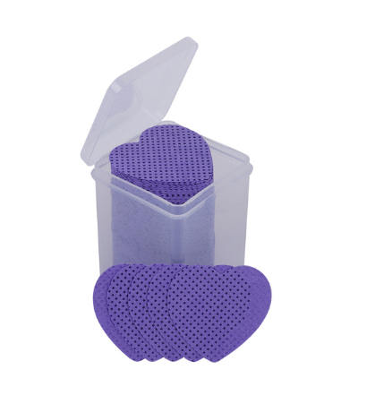Violet en forme de coeur