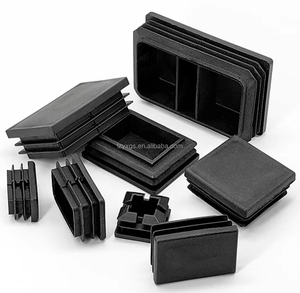 Mịn hình chữ nhật nhựa End mũ cho ống Ống 15x15 mét trống chèn vuông bên trong cắm cho bàn ghế đồ nội thất chân Cove - Product Image 3