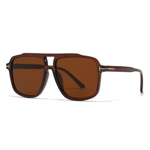Gafas de Sol Modernas para <span class=keywords><strong>Mujer</strong></span> y Hombre, Diseño Nuevo, Marca Vintage, Doble Puente, Forma Cuadrada, Estilo Tomford 2026 - Product Image 6