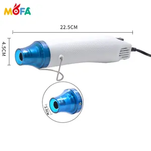 Mini Pistola de Aire Caliente <span class=keywords><strong>para</strong></span> Manualidades con Soporte, Perfecta <span class=keywords><strong>para</strong></span> Grabado en Relieve, Secado de Pintura, Pistola de Calor Multifunción - Product Image 5