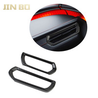 Kit de garnitures de sortie d'air latérales de tableau de bord style fibre de carbone ABS pour Dodge Charger 2026 - Accessoires de décoration