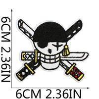 Pirate fer sur patchs carte au trésor patchs de broderie Logo patchs personnalisés décoration de l'équipe des enfants autocollant en tissu de pieuvre