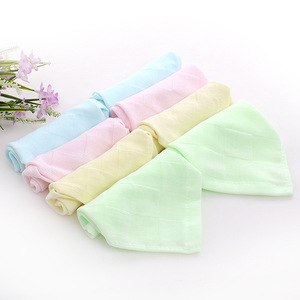 Mouchoir en gaze double couche en coton, 27x27 cm, hydratant, pour nourrissons et jeunes enfants, serviette de bain - Product Image 1
