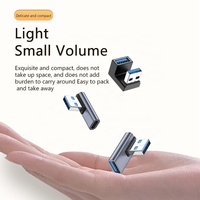Adaptateur USB a vers USB a coudé USB 3.0 mâle vers femelle convertisseur OTG sortie CC en forme de U en forme de L pour ordinateur portable téléphone tablette