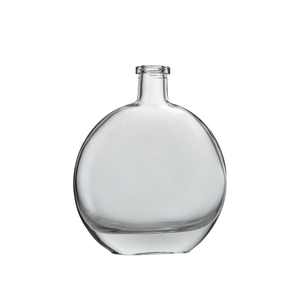 Bouteille en verre vide transparente scellée à la liège plate ronde de 250 ml 300 ml pour diffuseur d'arômes - Product Image 2