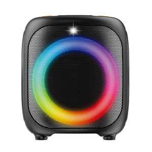 ลำโพงพกพาไร้สายกำลังสูง สำหรับคาราโอเกะ พร้อมไฟ RGB สำหรับงานปาร์ตี้ครอบครัว งานกลางแจ้ง และโฮมเธียเตอร์ - Product Image 1