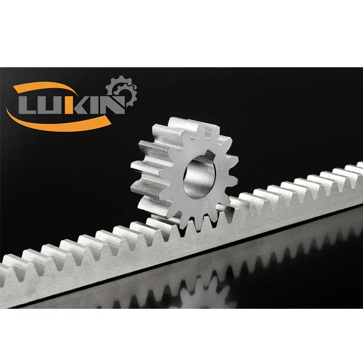 Oed Odm Pinion Metalen Voor Cnc Machines Onderdelen M4 S45C Straight Gear Rack Schuifdeur Staal Aangepaste Gear