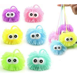 ของเล่นบีบคลายเครียดรูปไส้กรอกสองสี ตุ๊กตาหิมะตาโปนน่ารักแบบน่าเกลียด - Product Image 5