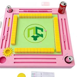 Mesa de Mahjong Flotante Impermeable con Fichas de Dominó, Giratoria 360° y Portátil para Entretenimiento Acuático al Aire Libre - Product Image 2