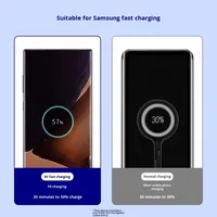 Grosir untuk Samsung Galaxy S10 3A kabel Data pengisian cepat micro-usb ke jaket PVC Tipe C kabel ponsel kepang