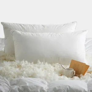 Pillow Down Custom Hotel Home King/Queen Goose Natural Feather Down Pillows