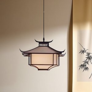 Nueva Lámpara Colgante Estilo Chino para Restaurante, Inspirada en <span class=keywords><strong>la</strong></span> Dinastía Song, Estética Zen, Luz LED para Vestíbulo, Tradicional - Product Image 5
