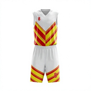 Wholesale Custom Sublimation Printed Breathable 100% <b>Polyester</b> Sleeveless Basketball <b>Shirt</b> with Elastic Waist Custom Team Name - Product Image 5
