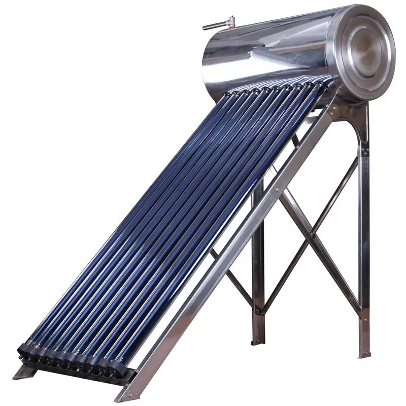 Sistema de aquecedor de água solar, alta qualidade, economia de energia, pressão integrada, tubo evacuado