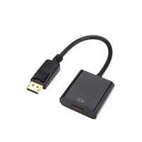 Adaptateur Convertisseur Mâle vers Femelle HDMI 4K*2K, Câble DP HDMI 4K, Accessoires pour Ordinateur Portable PC, Application Haut-parleur