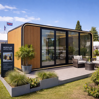 Cabine modulaire Apple Pod moderne, maison préfabriquée miniature pour l'Australie, conception résistante aux intempéries