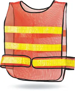 Wholesale reflective High Visibility safety Vest class 2 with pvc tape