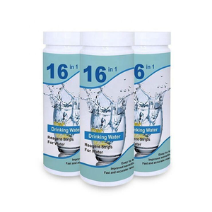 100-Streifen-16-in-1-Trinkwassertestkit-Heimtest für Leitungs-/Brunnen wasser (Blei, Härte, Chlor) - Product Image 1