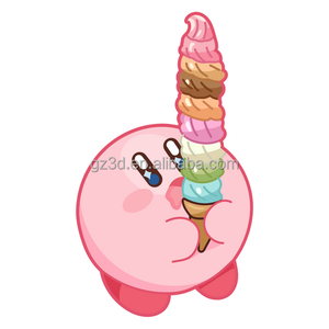 Die Cut Custom 3D Lenticular Sticker Waterproof 3D Lenticular Anime Sticker for Promotion