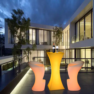 Table <span class=keywords><strong>haute</strong></span> de fête à LED, différentes couleurs RVB changeantes, support de boisson, table <span class=keywords><strong>haute</strong></span> pour événement - Product Image 2