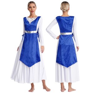 Vestido Metálico para Mujer, Túnica para Coro, Vestido de Danza Litúrgica, para Adoración en la Iglesia, Danza Lírica, Ceremonia - Product Image 2