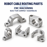 Komponen Robot Humanoid HANCHI HC-0130 yang Dibuat dengan Mesin CNC (Aluminium/Aloi Seng) untuk Perangkat Elektronik Digital - Produksi Skala Kecil