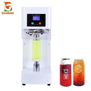 Máquina Selladora Eléctrica de Escritorio para Latas de Plástico, para Bebidas como Cerveza, Leche, Té, Refrescos, sin Función Rotatoria, para Uso Comercial y Mayorista - Product Image 1