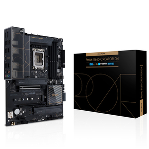Carte mère <span class=keywords><strong>ASUS</strong></span> ProArt <span class=keywords><strong>B660</strong></span>-CREATOR D4 avec 4xDDR4 128 Go de mémoire prend en charge Intel Socket LGA1700 pour processeur Intel 12e génération - Product Image 1