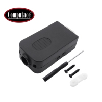 Computace ZSA3033 HD VGA Lötfreier 3+9 15-Pin Vergoldeter Schnellverbinder DB15 Pin Adaptergehäuse Schwarz Stromversorgung 0,5A 25V