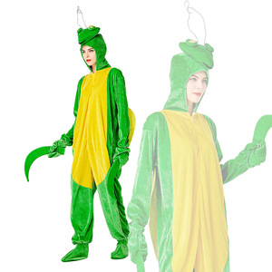 Mantis Cosplay <b>Bodysuit</b> <b>Green</b> Onesie With Knife Adult Unisex Mascot Costume For Party Stage Performance - Product Image 3