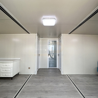 Conteneur Standard International 10 pieds, Maison Préfabriquée Extensible, Appartement avec Salle de Bain, Garage Préfabriqué, Prix