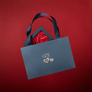 Boîte en papier PVC avec logo personnalisé, emballage avec sac cadeau, savon, rose, bijoux, boîte cadeau pour la Saint-Valentin - Product Image 3