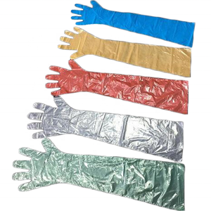 Guantes veterinarios desechables para inseminación artificial veterinaria - Product Image 5
