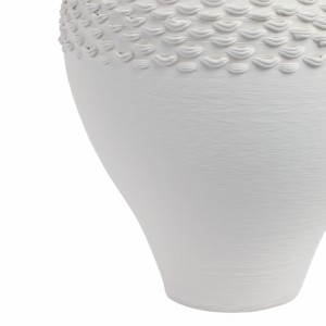 Vaso in Ceramica Ovale Texturizzato, Vaso Moderno per Fiori, Decorazione per Soggiorno, Camera da Letto, Ufficio e Tavolo - Product Image 5