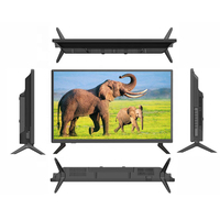 Téléviseur LED à écran plat de 22 pouces avec logo personnalisé, télévision par satellite, 24, 27, 30, 32 pouces, téléviseur intelligent Android