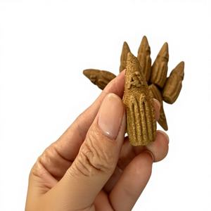 Natural Organic Eco-Friendly Herbal <b>Cone</b> <b>Incense</b> Made Traditional Ingredients Long-lasting Handmade Aromatherapy <b>Backflow</b> Pack - Product Image 2